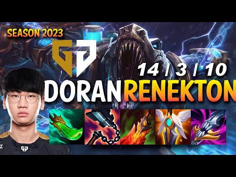 Gen Doran RENEKTON vs JAYCE Top - KR Ranked