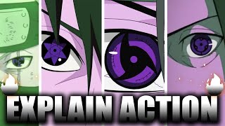 All Mangekyou Sharingan awakening [Indra, Madara, Obito &amp; Kakashi, Itachi, Sasuke]