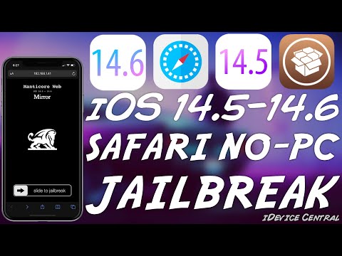 iOS 14.6 / 14.5.1 / 14.5 Safari JAILBREAK (PwnMy) With REAL WebKit Vulns (Manticore Mirror)