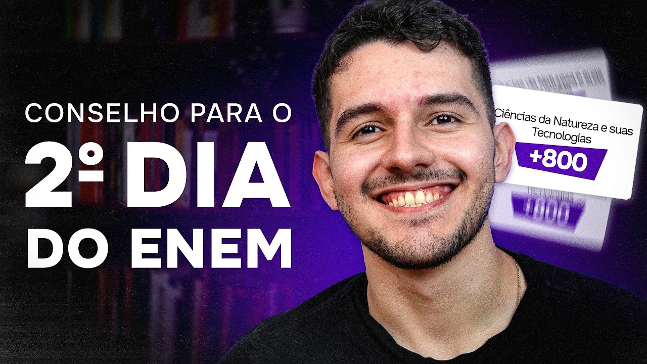 RECADO URGENTE sobre o 2° dia do ENEM 2025 (assista antes da prova)