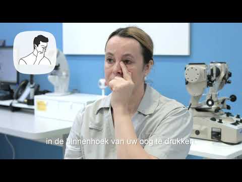 Oogdruppelen bij uzelf of bij een ander
