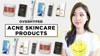 🔎Reviewing Overhyped Acne Skincare Products • Acne Skincare Series | Liah Yoo