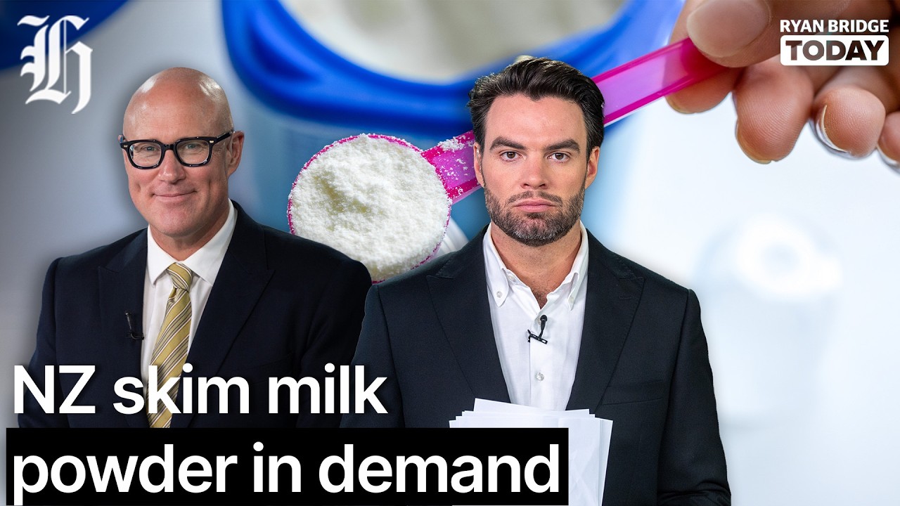 Protein punching! NZ skim milk powder in demand as peak production lands in the market | Ryan Bridge