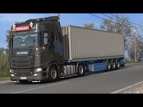 ETS2 1.38 - Euro Truck Simulator 2 - Scania Next Generation  - Wielton trailer - Dresda to Salzburg