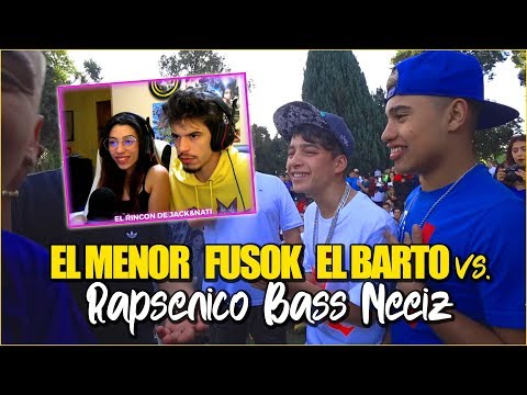 EL MENOR FUSOK EL BARTO vs. RAPSENICO BASS NEEIZ ¡BATALLÓN! 🔥 (REACCIÓN)