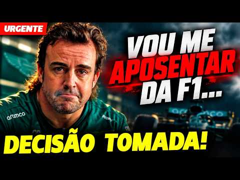 🚨URGENTE: FERNANDO ALONSO ANUNCIA DECISÃO SOBRE SEU FUTURO NA ASTON MARTIN E NA FÓRMULA 1