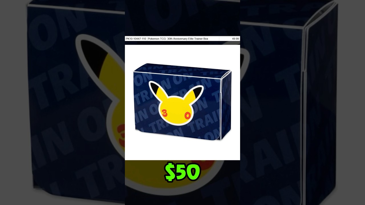 NEW Pokemon 30th Anniversary Products Revealed!