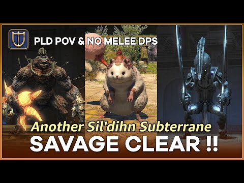 [FFXIV] Another Sil'Dihn Subterrane (Savage) Clear with No Melee DPS - PLD POV