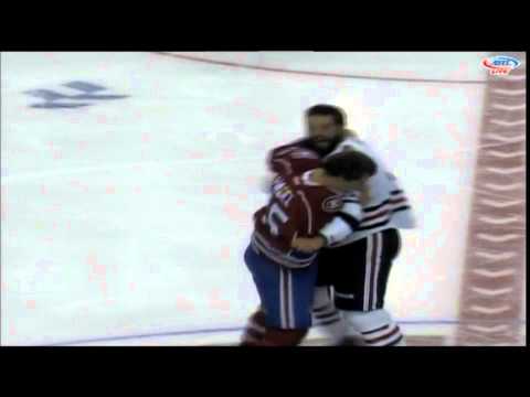 Kyle Hagel vs Brandon Bollig