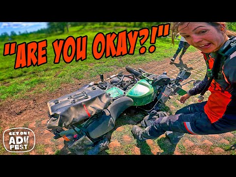 Crashing my Motorcycle in Sturgis / Get On ADV Fest 2023