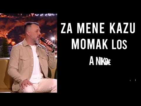 Nenad Manojlovic -  Momak los (uzivo)