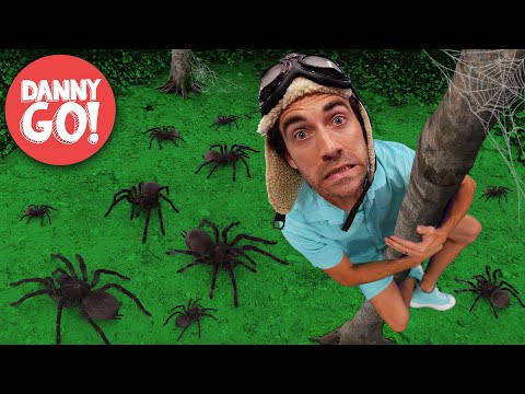 “Arañas Espeluznantes Por Todas Partes!” 🕷🕸 | Juego El Piso es Lava | Danny Go! Canciones para Niños