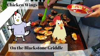 Chicken Wings on the Blackstone griddle