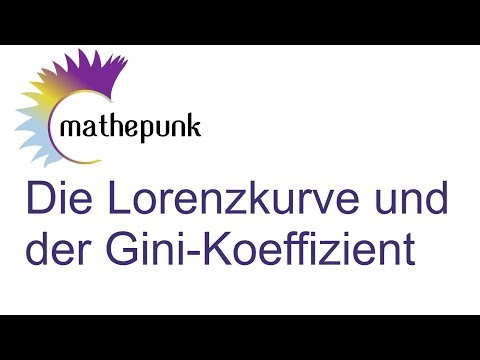 Die Lorenzkurve und der Gini-Koeffizient