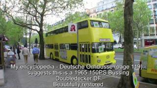 Old and new buses in Berlin
