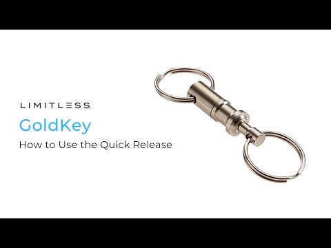 GoldKey - How to use the Quick-Release Keychain
