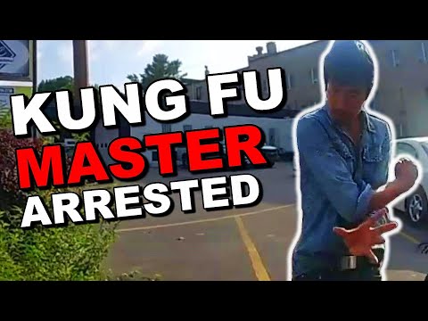 Police Arrest Kung Fu Master with Epic Moves