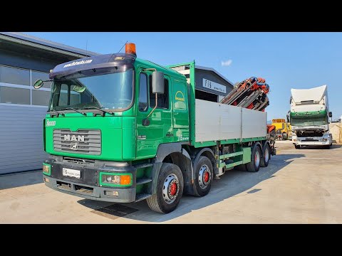 MAN 35.414 8X4 + crane PALFINGER PK 54000 E + JIB + REMOTE - FIŠ TRUCKS SLOVENIA