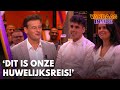 Pasgetrouwd stel in publiek bij Vandaag Inside: 'Dit is onze huwelijksreis!' | VANDAAG INSIDE