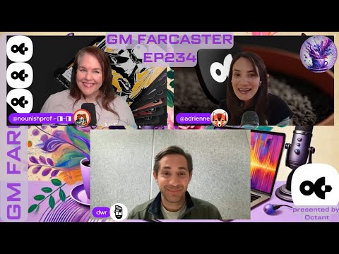 GM Farcaster ep234 Wednesday April 9, 2025 with guest @dwr Dan Romero