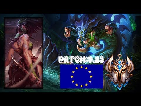 [EUW] LEAGUE OF LEGENDS - CHALLENGER - Akali [xKenzuke] - 9.23