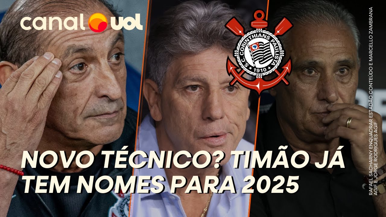 CORINTHIANS PENSA EM TROCA DE TÉCNICO PARA 2025! RENATO GAÚCHO, TITE E MAIS DOIS ESTÃO NA LISTA!