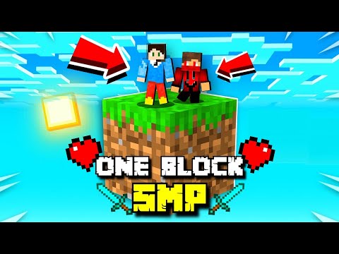 I Started a ONE BLOCK SMP in MINECRAFT! (Part-1)