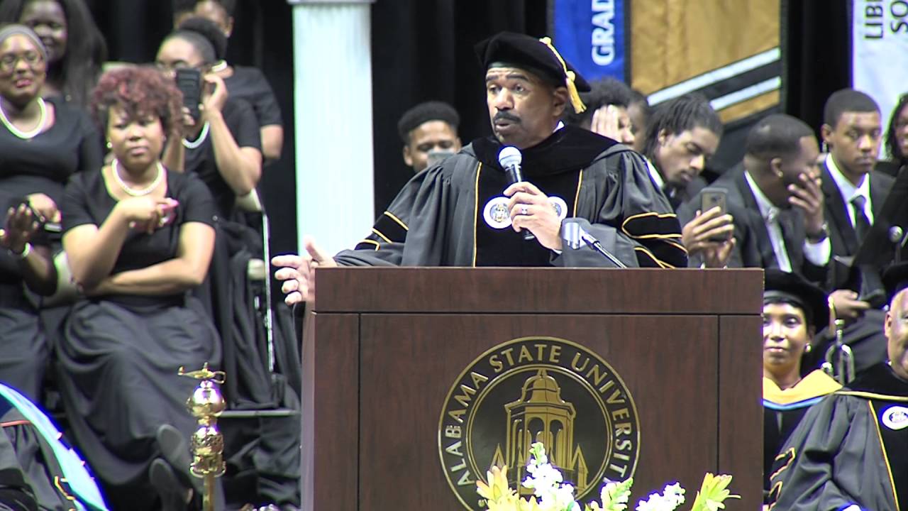 Steve Harvey delivers the ASU Spring Commencement Address