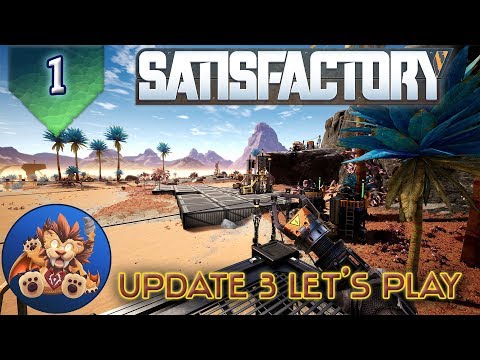 Satisfactory Update 3 - Tier 1 Research - Foundation Work - Basic Factory - Let's Play - EP1