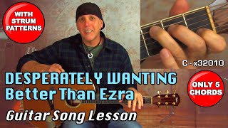Better Than Ezra Desperately Wanting acoustic solo guitar song lesson
