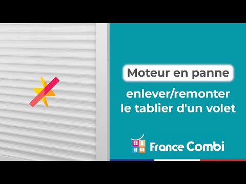 comment reparer volet roulant pvc