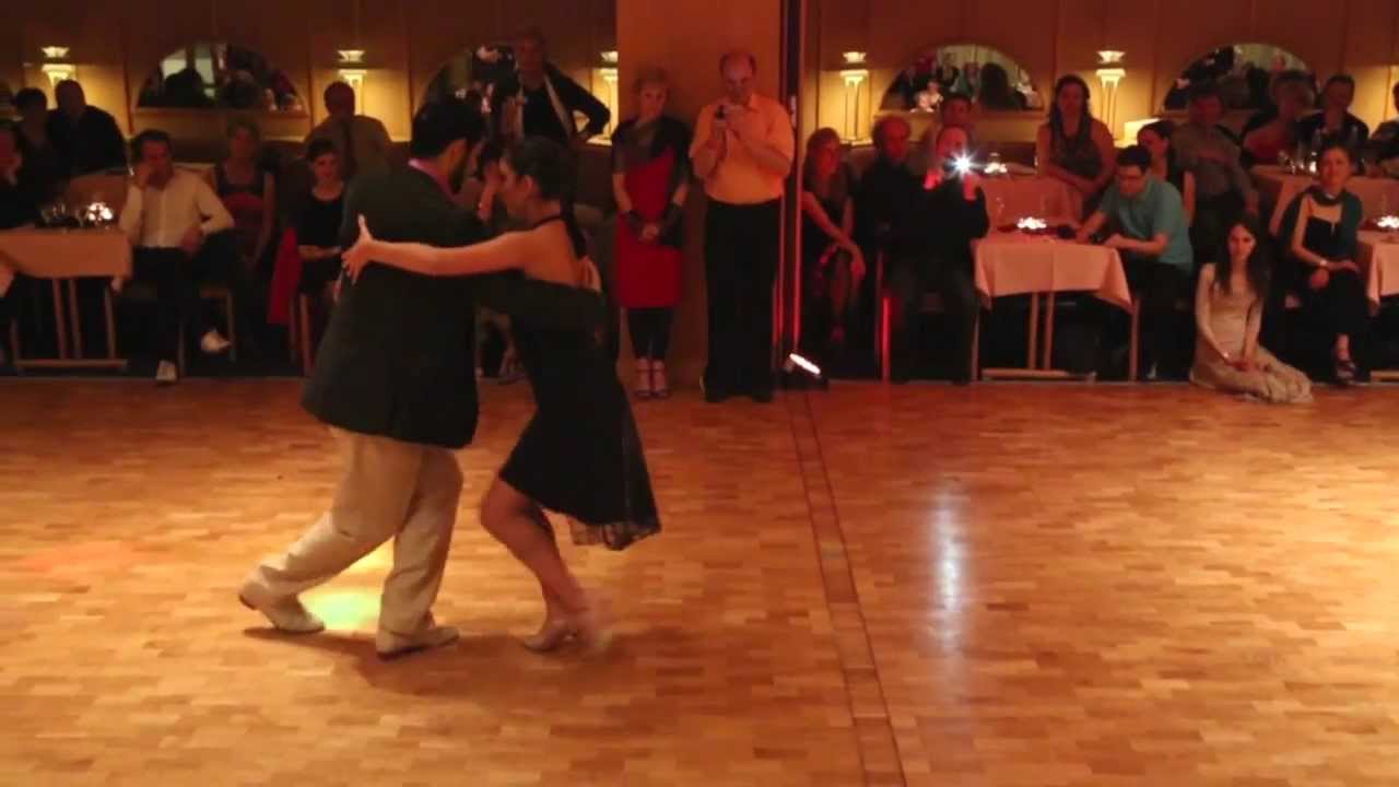 Rocio Lequio y Adrian Ferreyra   tango el sur im Hotel Rheingold Freiburg