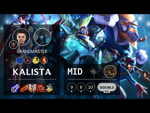 Kalista Mid vs Cassiopeia - EUW Grandmaster Patch 10.7