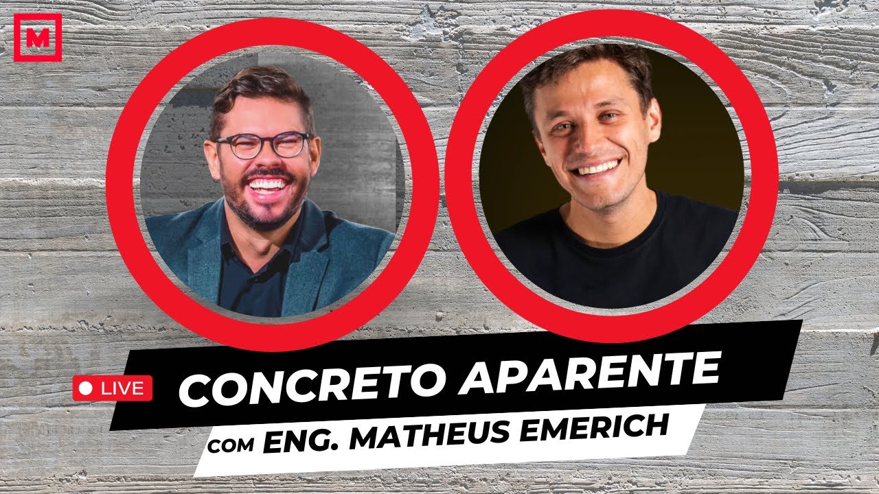 Concreto aparente com o Engenheiro Matheus