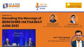 Decoding the Message of BERKSHIRE HATHAWAY AGM 2021 – Ask the Experts Show