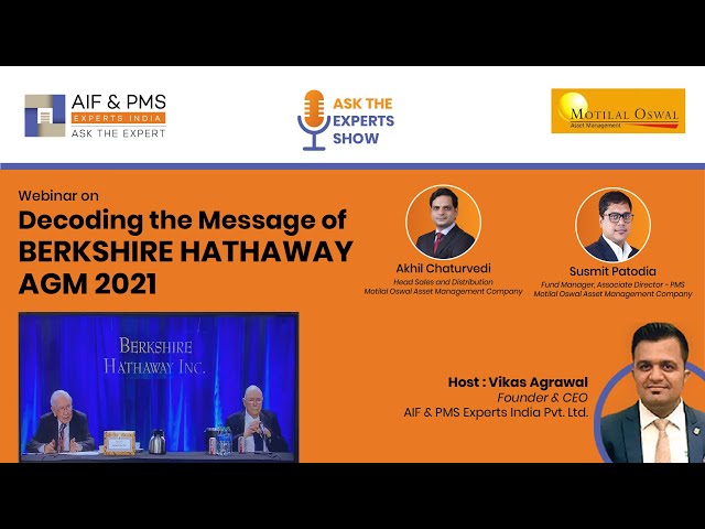 Decoding the Message of BERKSHIRE HATHAWAY AGM 2021 – Ask the Experts Show