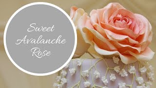 SWEET AVALANCHE ROSE Tutorial | By Ilona Deakin from Tiers Of Happiness