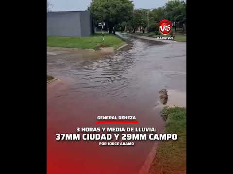 GENERAL DEHEZA: LLUVIOSO E INESTABLE EN DEHEZA.