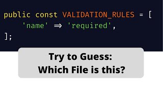 Laravel Validation Rules: In FormRequest, Controller or Model?