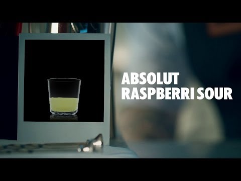 ABSOLUT RASPBERRI SOUR DRINK RECIPE - HOW TO MIX