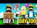 I Spent 100 DAYS in Roblox BROOKHAVEN RP!!  (I Fell In Love)