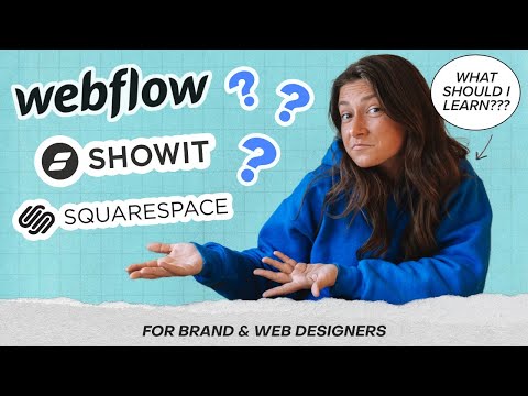 Top 5 reasons to learn Webflow vs Squarespace and Showit | Web designer's review