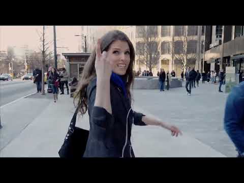 Trailer tag: Beca steps into the spotlight, then waves the Bellas on for the last chorus