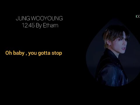 ATEEZ Wooyoung - 12:45 (cover) lyrics #wooyoung #ateez
