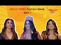Delhi Times Fashion Week 2023 Day 1 Red Carpet Palak Tiwari Nandini Gupta And Many More