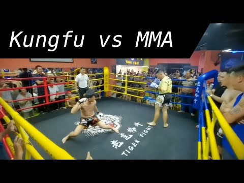 Two Epic Kungfu Masters Challenge One MMA Guy