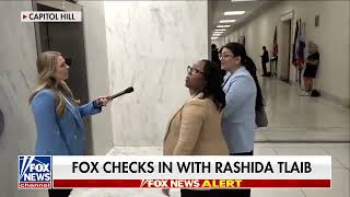 Rep. Rashida Tlaib lost it at Fox Business' Hillary Vaughn!