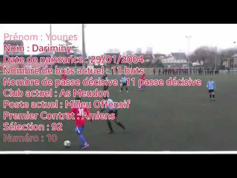 Younes Dariminy / AS MEUDON U15 ⚽ 2018/2019 Highlits