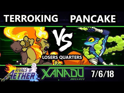 The Grind 34 RoA - Terroking (Zetterburn) Vs. PanCake (Ranno) - Rivals of Aether Losers Quarters