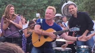 Sting - Message in a bottle live
